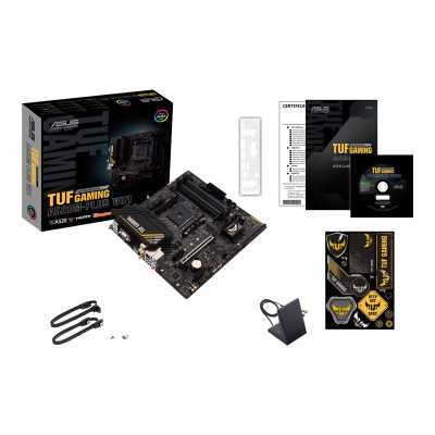 Asus TUF GAMING A520M-PLUS Processor family AMD Processor socket AM4 DDR4 Memory slots 4 Supported hard disk drive interfaces SA