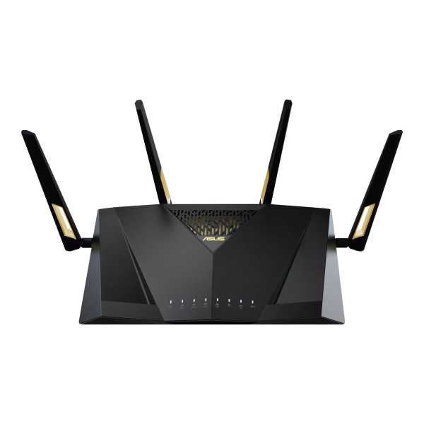 Asus Wireless Dual Band Gigabit Router RT-AX88U PRO 802.11ax 1148+4804 Mbit/s 10/100/1000 Mbit/s Ethernet LAN (RJ-45) prievadai 