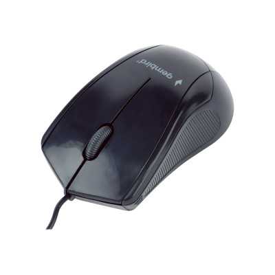 Gembird MUS-3B-02 Optical mouse Black