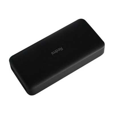 Xiaomi Redmi Fast Charge Power Bank 20000 mAh Black