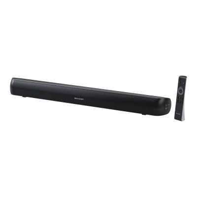 Sharp HT-SB107 2.0 Compact Soundbar for TV up to 32", HDMI ARC/CEC, Aux-in, Optical, Bluetooth, 65cm, Gloss Black Sharp Soundbar