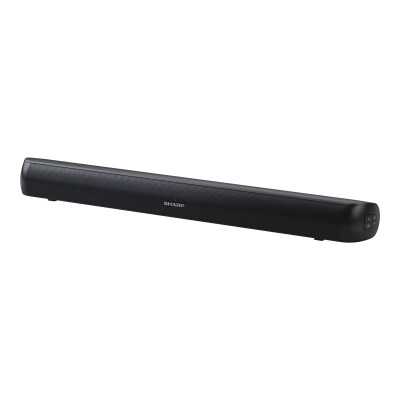 Sharp HT-SB107 2.0 Compact Soundbar for TV up to 32", HDMI ARC/CEC, Aux-in, Optical, Bluetooth, 65cm, Gloss Black Sharp Soundbar