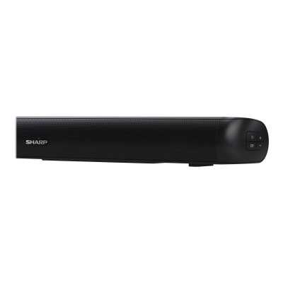 Sharp HT-SB107 2.0 Compact Soundbar for TV up to 32", HDMI ARC/CEC, Aux-in, Optical, Bluetooth, 65cm, Gloss Black Sharp Soundbar