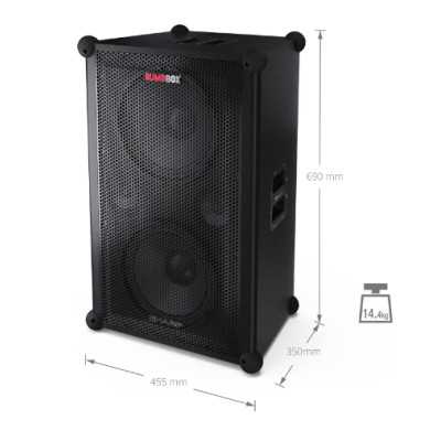 Sharp SumoBox CP-LS200 High Performance Portable Speaker Sharp Portable Speaker SUMOBOX Pro CP-LS200 High Performance 200 W Wate