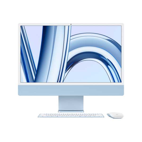 Apple iMac 24 4.5K Retina, Apple M3 8C CPU, 10C GPU/8GB/256GB SSD/Blue/SWE Apple