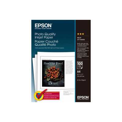 Epson Photo Quality Inkjet Paper - A4 - 100 sheets Epson