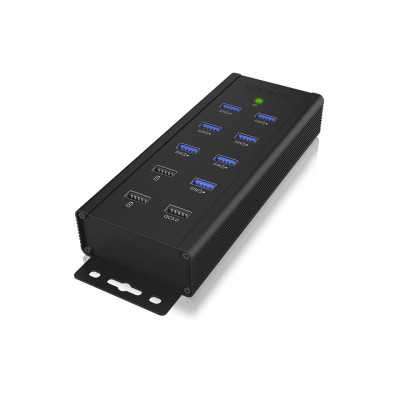 Raidsonic 7-port Industrial hub IB-HUB1703-QC3 USB Type-A