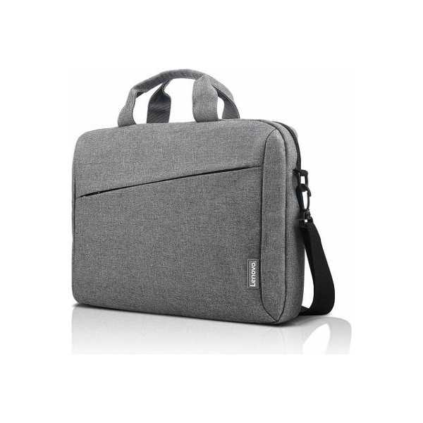 Lenovo Essential 15.6-inch Laptop Casual Toploader T210 Grey Messenger-Briefcase Grey Shoulder strap