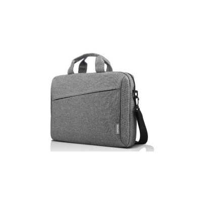 Lenovo Essential 15.6-inch Laptop Casual Toploader T210 Grey Messenger-Briefcase Grey Shoulder strap