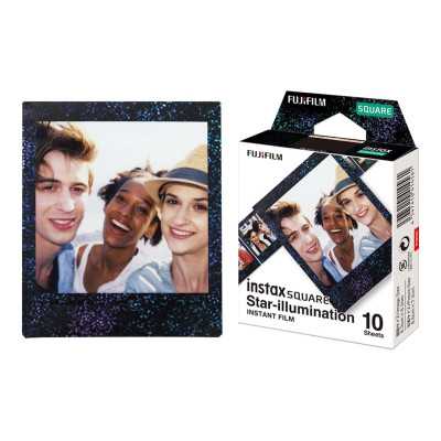 Fujifilm Instax Square star Illumination Instant film (10pl) Quantity 10 86 x 72 mm Print Size: 86mm x 72mm, Image size: 62mm x 