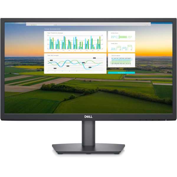 Dell “ skystųjų kristalų ekranas E2222H 21,5 colio VA FHD 1920 x 1080 16:9 5 ms 250 cd/m juodas 60 Hz