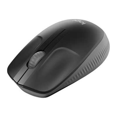 Logitech Full size Mouse M190 Wireless Charcoal USB