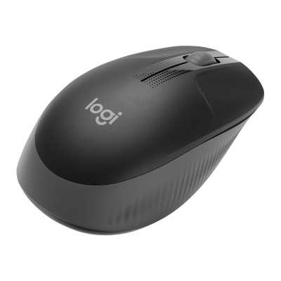 Logitech Full size Mouse M190 Wireless Charcoal USB