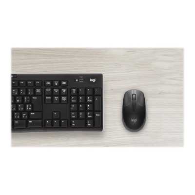 Logitech Full size Mouse M190 Wireless Charcoal USB