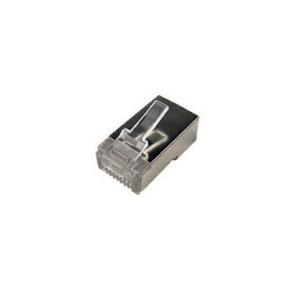 Logilink MP0003 CAT5e Modular PlugSuitable for 8P8C Round CableConnector shieldedGold-plated contacts