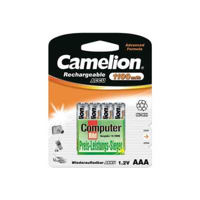 Camelion AAA/HR03 1100 mAh Rechargeable Batteries Ni-MH 4 pc(s)