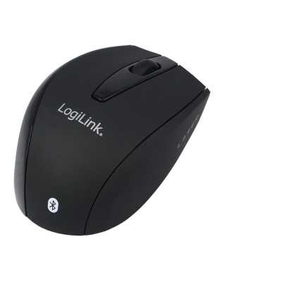 Logilink Maus Laser Bluetooth mit 5 Tasten Bluetooth Laser Mouse wireless Black