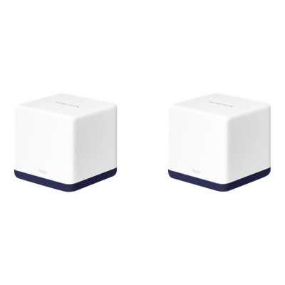 Mercusys AC1900 Whole Home Mesh Wi-Fi System Halo H50G (2-Pack) 802.11ac 600+1300 Mbit/s Ethernet LAN (RJ-45) ports 3 Mesh Suppo