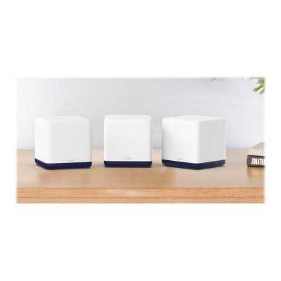 Mercusys AC1900 Whole Home Mesh Wi-Fi System Halo H50G (2-Pack) 802.11ac 600+1300 Mbit/s Ethernet LAN (RJ-45) ports 3 Mesh Suppo