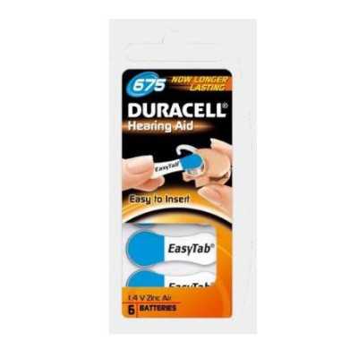 Duracell A675/DA675/ZL675 Zinc air cells 6 pc(s)