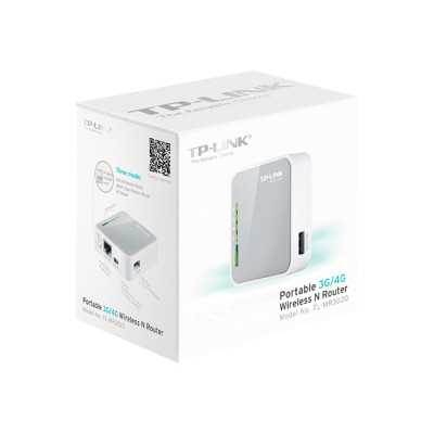 TP-LINK 4G LTE Router TL-MR3020 802.11n 300 Mbit/s 10/100 Mbit/s Ethernet LAN (RJ-45) ports 3 Mesh Support No MU-MiMO No No mobi