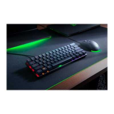 Razer Huntsman Mini 60% Gaming keyboard Opto-Mechanical Purple Switch RGB LED light NORD Wired