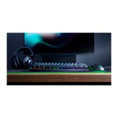 Razer Huntsman Mini 60% Gaming keyboard Opto-Mechanical Purple Switch RGB LED light NORD Wired