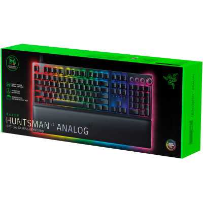 Razer Huntsman V2 Gaming keyboard Optical Analog Switch RGB LED light US Wired