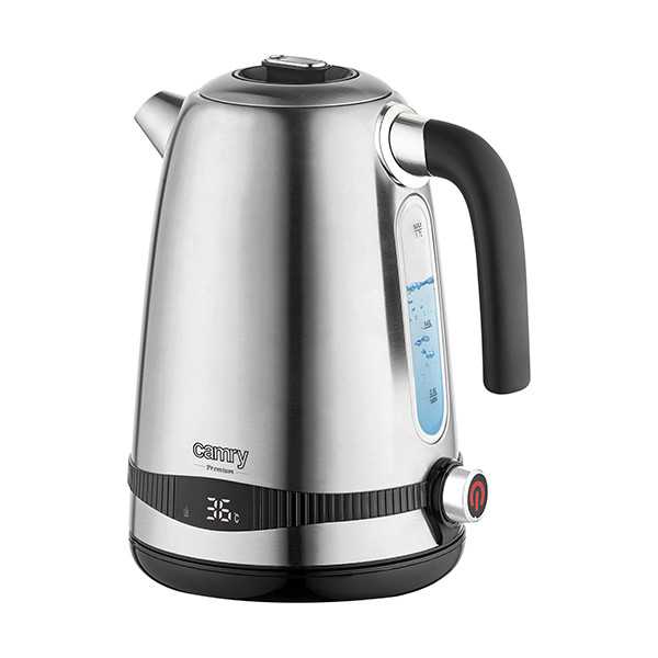 Camry Kettle CR 1291 Electric 2200 W 1.7 L Stainless steel 360 rotational base Stainless steel