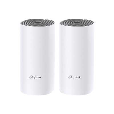 TP-LINK C1200 Whole Home Mesh Wi-Fi System Deco E4 (2-pack) 802.11ac 867+300 Mbit/s 10/100 Mbit/s Ethernet LAN (RJ-45) ports 2 M