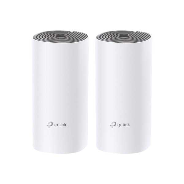 TP-LINK C1200 Whole Home Mesh Wi-Fi System Deco E4 (2-pack) 802.11ac 867+300 Mbit/s 10/100 Mbit/s Ethernet LAN (RJ-45) ports 2 M