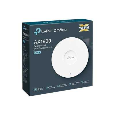 TP-LINK AX1800 Indoor/Outdoor WiFi 6 Access Point EAP610-Outdoor 802.11ax 2.4 GHz/5 GHz 1201 Mbit/s N/A Mbit/s Ethernet LAN (RJ-