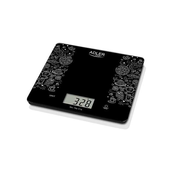 Adler Kitchen scale AD 3171 Maximum weight (capacity) 10 kg Graduation 1 g Display type LCD Black