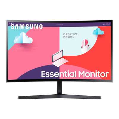 Samsung Curved Monitor LS24C366EAUXEN 24 " VA 1920 x 1080 pixels 16:9 4 ms 250 cd/m Black 75 Hz HDMI ports quantity 1