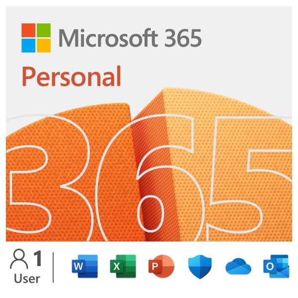 Microsoft Microsoft 365 Personal QQ2-01897 FPP licencijos galiojimo laikas 1 metai(-ai) angliškos Premium Office programos