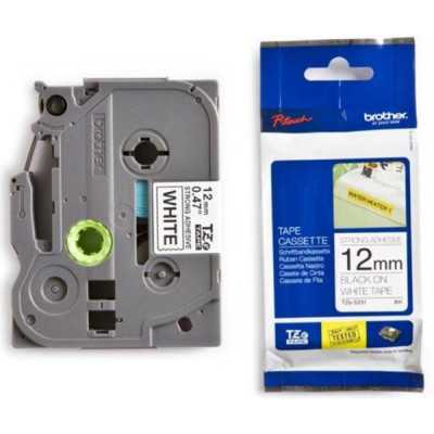 Brother TZ-231 Laminated Tape Black on White TZe 8 m 1.2 cm