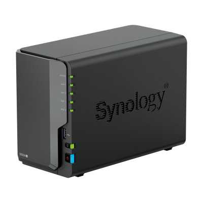 Synology Tower NAS DS224+ up to 2 HDD/SSD Intel Celeron J4125 Processor frequency 2.0 GHz 2 GB DDR4