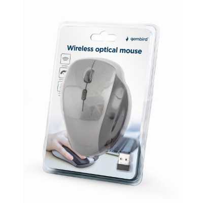 Gembird Wireless Optical mouse MUSW-6B-02-BG USB Optical mouse Black-Spacegrey