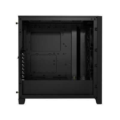 Corsair Tempered Glass PC Case iCUE 4000D RGB AIRFLOW Side window Black Mid-Tower Power supply included No