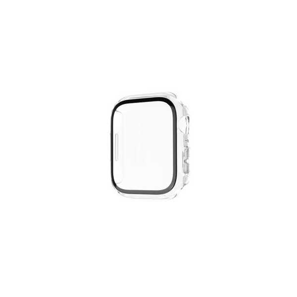 Fixed FIXED Apple Watch 44mm polikarbonatinis skaidrus ekrano apsauga Viso kadro aprėptis Suapvalinti kraštai 100% skaidrūs