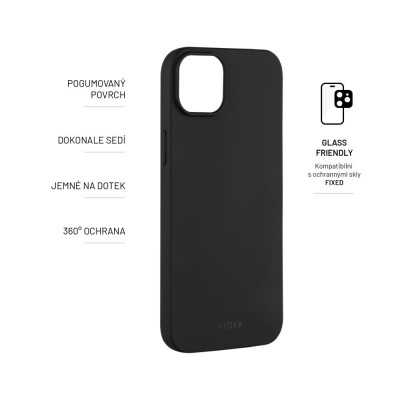 Fixed Story Back cover Apple iPhone 14 Plus Rubberized Black