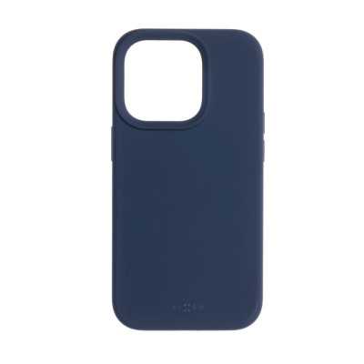 Fixed MagFlow with MagSafe support Back cover Apple iPhone 14 Pro Liquid silicon Blue