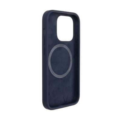 Fixed MagFlow with MagSafe support Back cover Apple iPhone 14 Pro Liquid silicon Blue