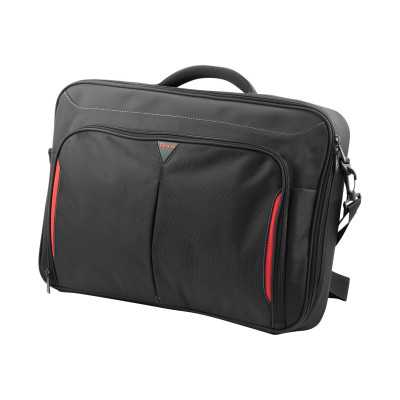 Targus Clamshell Laptop Bag CN418EU Briefcase Black/Red Shoulder strap