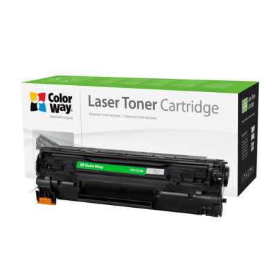 ColorWay Econom toner cartridge for Canon:725, HP CE285A ColorWay Toner Cartridge Black