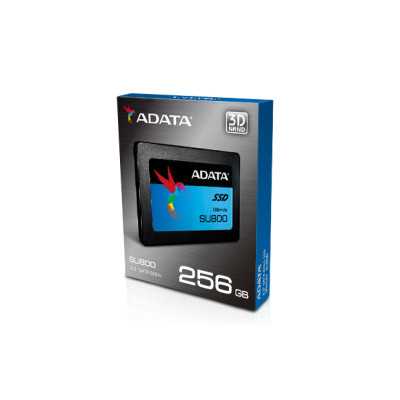 ADATA Ultimate SU800 256 GB SSD form factor 2.5" SSD interface SATA Write speed 520 MB/s Read speed 560 MB/s