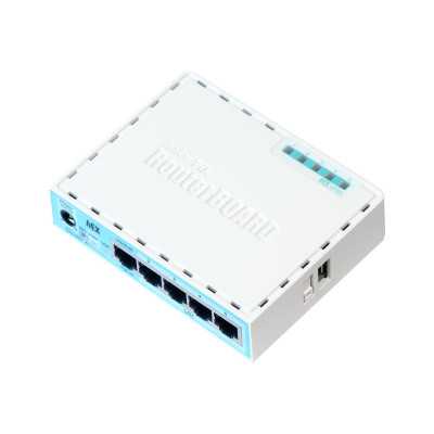 Mikrotik Wired Ethernet Router (No Wifi) RB750Gr3, hEX, Dual Core 880MHz CPU, 256MB RAM, 16 MB (MicroSD), 5xGigabit LAN, USB, PC