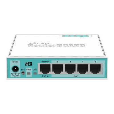 Mikrotik Wired Ethernet Router (No Wifi) RB750Gr3, hEX, Dual Core 880MHz CPU, 256MB RAM, 16 MB (MicroSD), 5xGigabit LAN, USB, PC