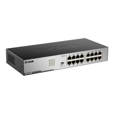 D-Link 16-Port Gigabit Unmanaged Desktop Switch DGS-1016D Unmanaged Desktop