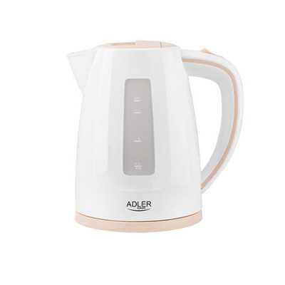 Adler Kettle AD 1264 Standard 2200 W 1.7 L Plastic 360 rotational base White